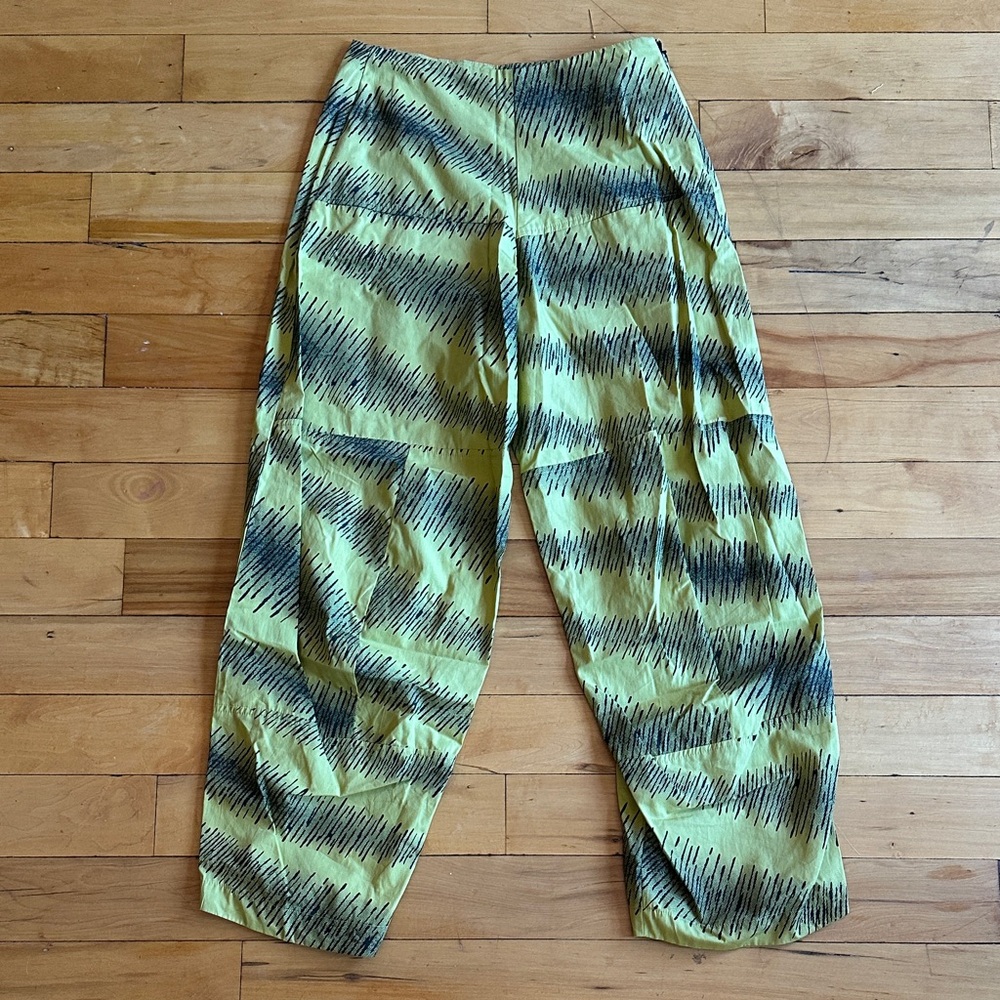 Matt Hildur Printed High-waisted Barrel Pants